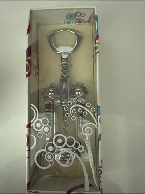Silver Wing Corkscrew Bottle Opener - Unbranded